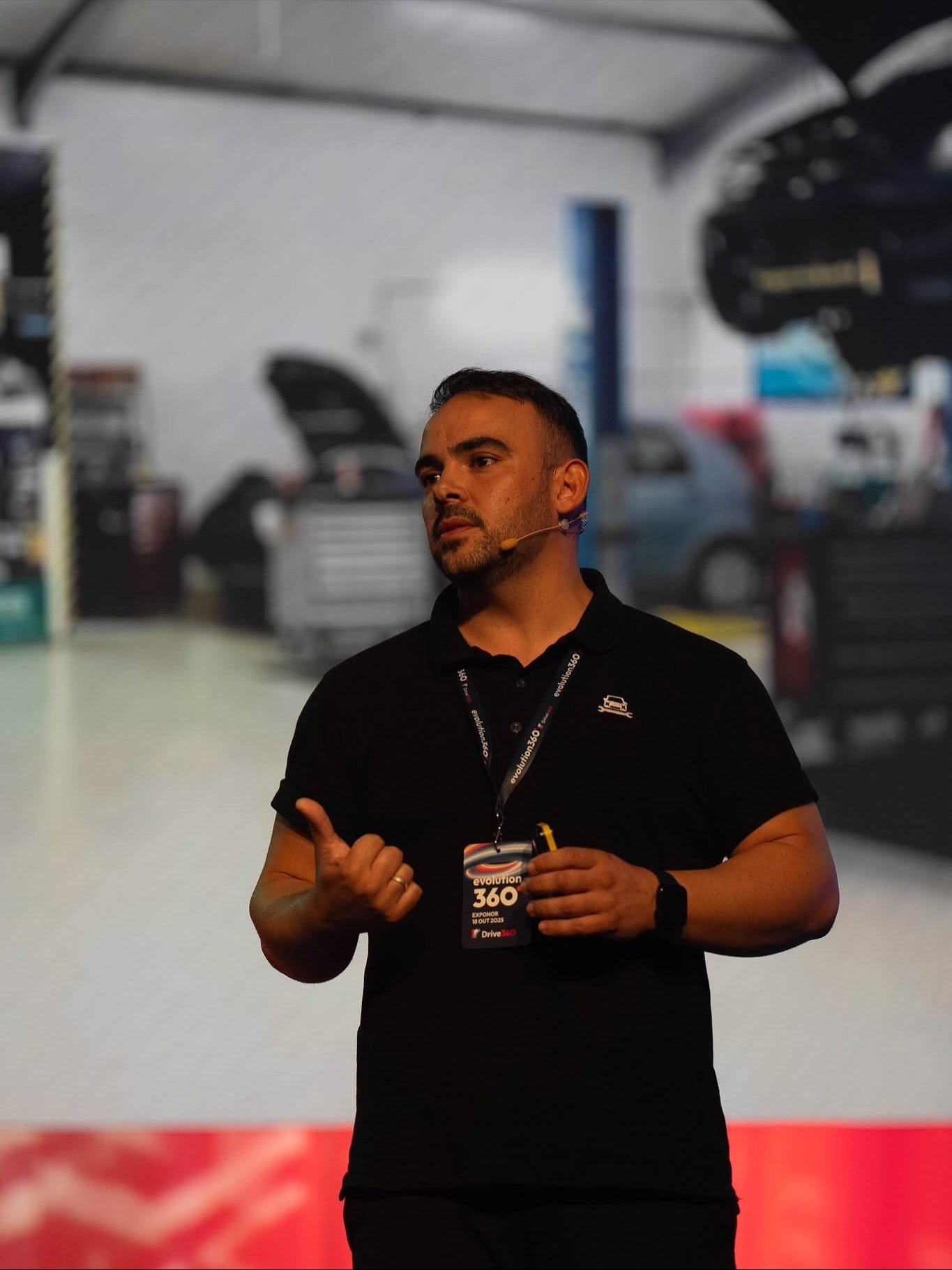 Tiago Rocha numa apresentação
